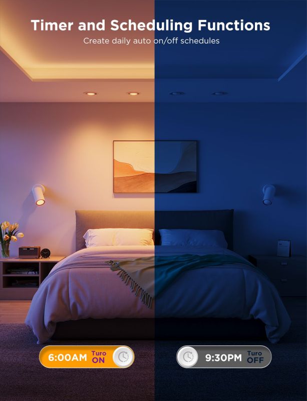 Набір ламп 2шт Govee B600D GU10 Smart LED Bulb, RGBWW, WI-FI/Bluetooth, білий