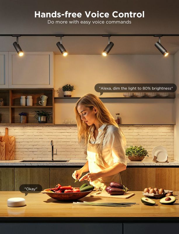 Набір ламп 2шт Govee B600D GU10 Smart LED Bulb, RGBWW, WI-FI/Bluetooth, білий