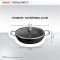 Сотейник Tefal Excellence+, с крышкой, 24 см, алюминий, стекло, бакелит, черный