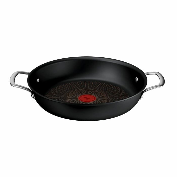 Сотейник Tefal Excellence+, с крышкой, 24 см, алюминий, стекло, бакелит, черный