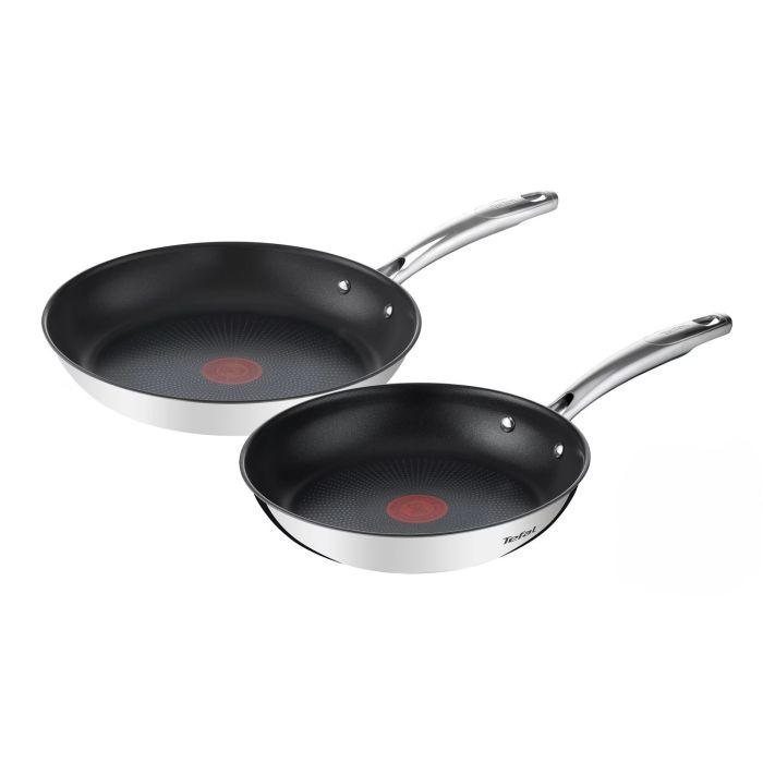Набор сковород Tefal Duetto+, 2 шт., 24/28 см, нержавеющая сталь