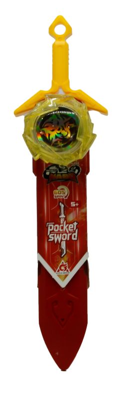 Волчок Infinity Nado VII Pocket Sword Огненное Колесо Взрыва (Fiery Blast Wheel)