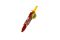 Волчок Infinity Nado VII Pocket Sword Огненное Колесо Взрыва (Fiery Blast Wheel)