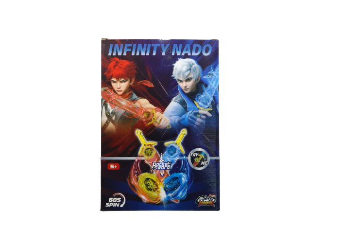Дзиґа Infinity Nado VII Pocket Sword Вогняне Колесо Вибуху (Fiery Blast Wheel)