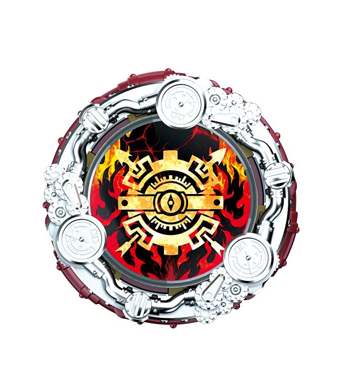 Игровой набор Infinity Nado VII Power Battle Set Громовой Охотник Теней и Огненное Колесо Взрыва (Thunder Shadow Hunter vs Fiery Blast Wheel)