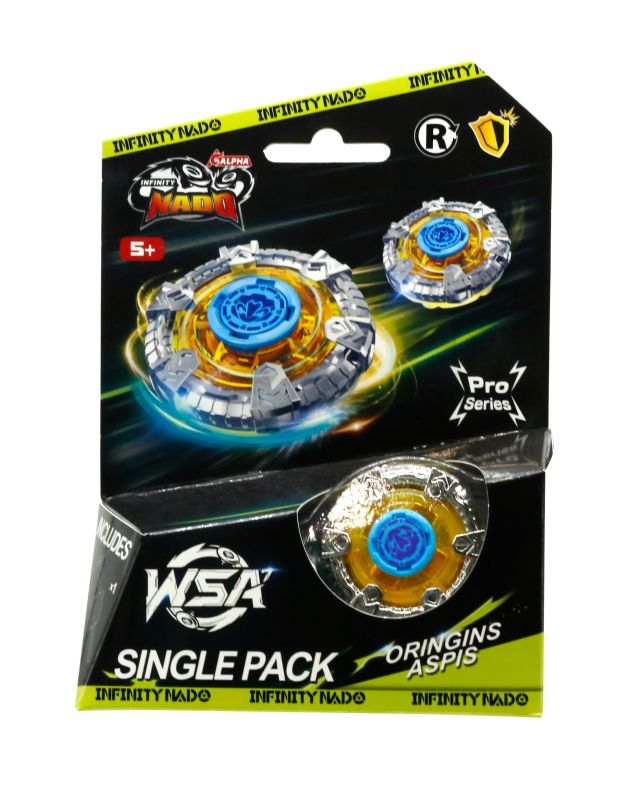 Дзиґа Infinity Nado VII Pro Series Single Pack Origins Щит (Aspis)