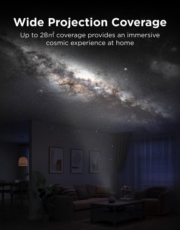 Зірковий проектор Govee H609D Galaxy Light Projector 2 Pro, RGB, WI-FI/Bluetooth, чорний