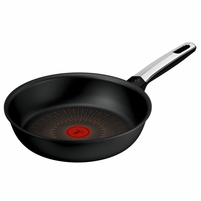 Сковорода Tefal Excellence Fusion,24см, алюміній, нержавіюча сталь, бакеліт, чорний