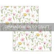 Набор салфеток серв. ARDESTO Spring flowers 30х45см, 2шт, 100% полиэстер, белый