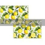 Набір серветок серв. ARDESTO Sicilian lemons 30х45см, 2шт, 100% поліестер, зелений