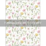 Рушник для кухні ARDESTO Spring flowers 50x68см, 100% бавовна, білий