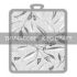 Прихватка ARDESTO Grey leaves 18х20см, 100% полиэстер, серый