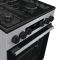 Плита Gorenje комби, 70л, 50x60см, метал. кришка, дисплей, IconLed, эмалированные реш, титан