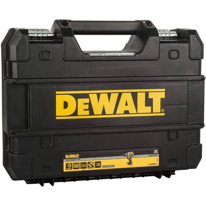 Шурупокрут-дриль акумуляторний DeWALT XR Li-Ion 18В 95Нм 450-2000об/хв кейс, ЗП 1.5кг без АКБ та ЗП