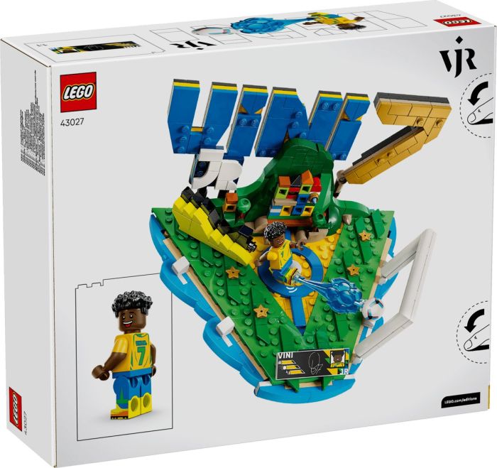 Конструктор LEGO Editions Football Винисиус Жуниор — лучшие моменты футбольных матчей