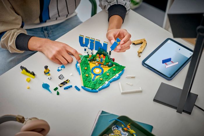 Конструктор LEGO Editions Football Винисиус Жуниор — лучшие моменты футбольных матчей