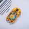 Мышь GravaStar Mercury M1 Pro, magnesium alloy body, BT/WL/USB-A, RGB, Battle-Worn Yellow