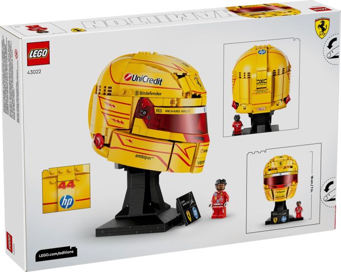 Конструктор LEGO Editions Formula 1 Шлем Льюиса Хемильтона с команды Scuderia Ferrari HP