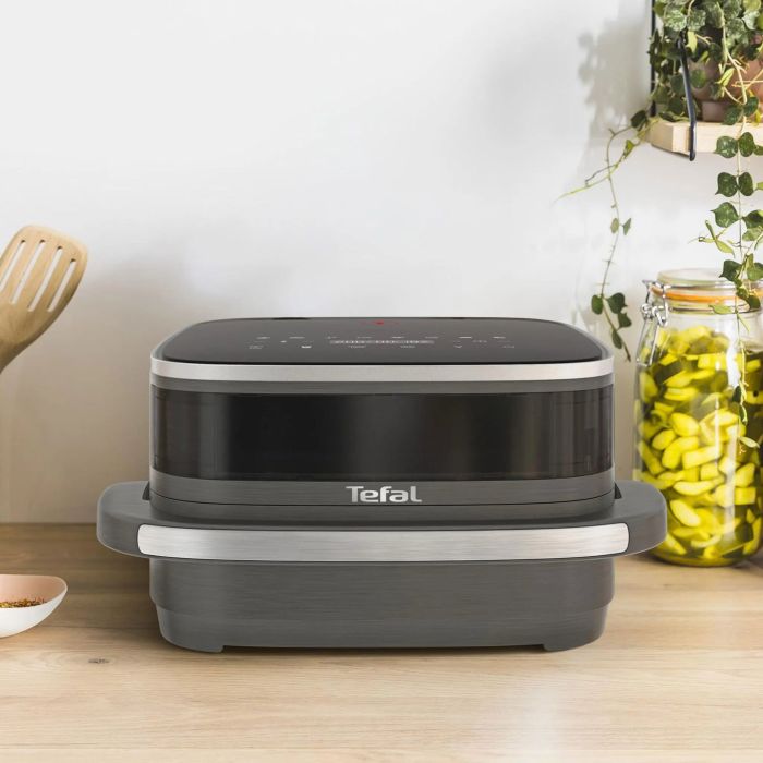 Мультипечь Tefal Easy Fry XL Surface, 2200Вт, чаша-4л, сенсорное управл., 10 программ, пластик, черно-серый