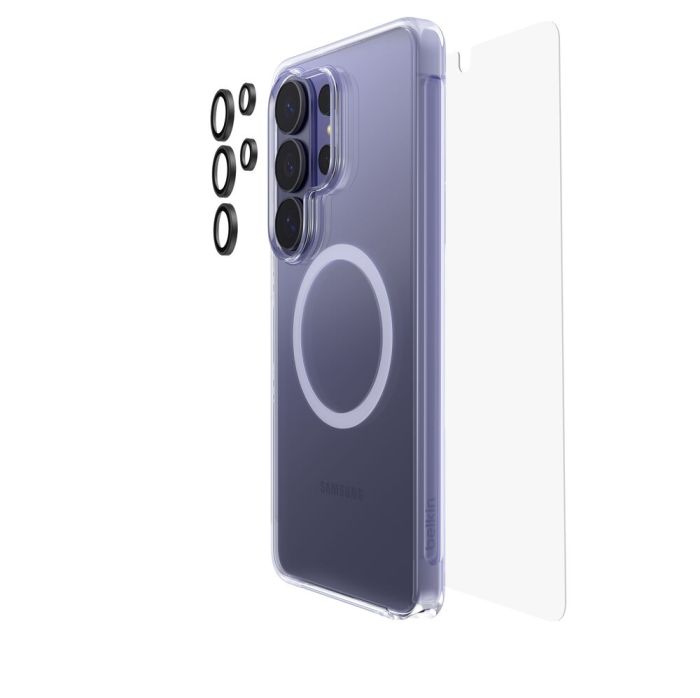 Набор защиты Belkin 3в1 для Samsung Galaxy S26 Ultra (стекло, чехол, защита камеры) (1 Pack)