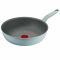 Сковорода WOK Tefal Halo EUCALYPTUS, 26 см, алюминий, бакелит, серый