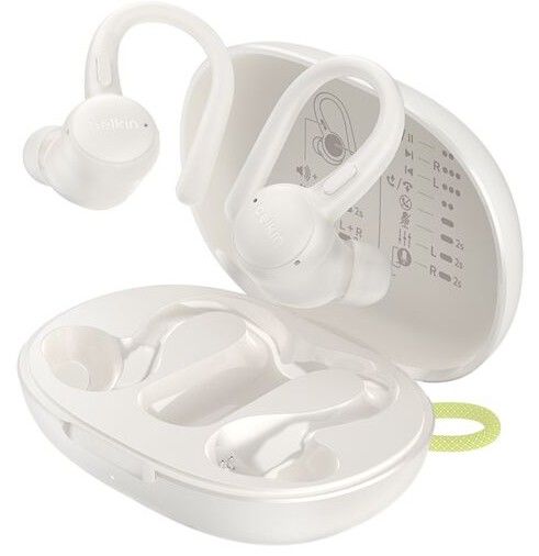 Навушники TWS Belkin Soundform ActiveFit True Wireless, кремовий