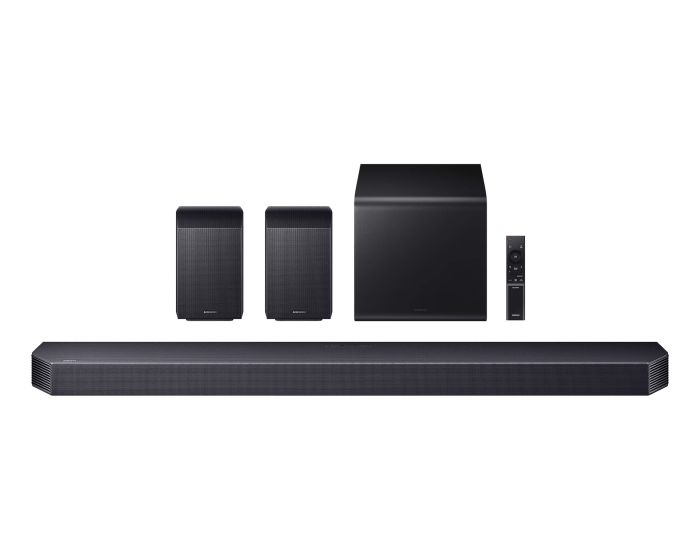 Саундбар Samsung HW-Q930H 580Вт, 9.1.4, BT, HDMI-eARC, Wi-Fi, саб, Dolby Atmos, чорный
