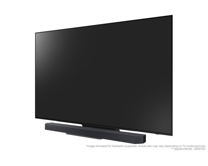 Саундбар Samsung HW-Q600H 3.1.2, BT, HDMI-eARC, Wi-Fi, саб, Dolby Atmos, чорний