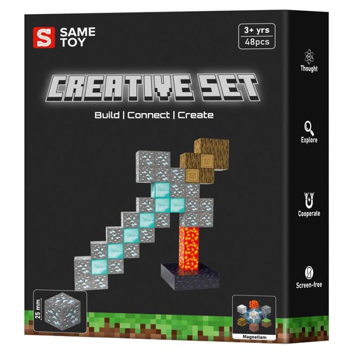 Магнітний конструктор Same Toy Creative Set Sword 48ел