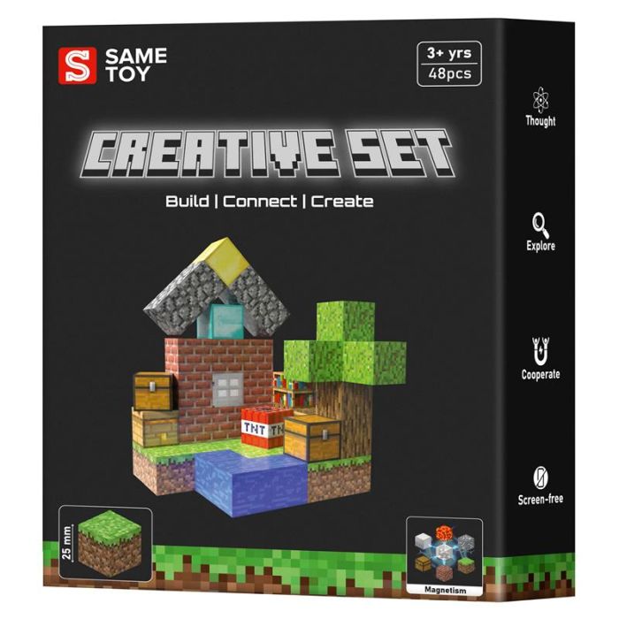 Магнитный конструктор Same Toy Creative Set Patio 48эл