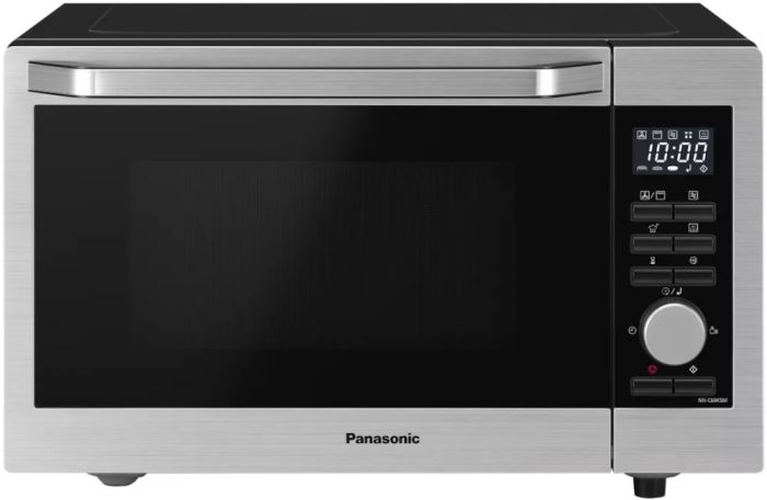 Мікрохвильова піч Panasonic, 30л, 1000Вт, гриль, конвекція, дисплей, нерж