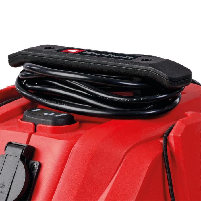 Пилосос професійний Einhell TC-VC 3055 A 850Вт 190мБа контейнер 30л розетка 220В/2000Вт вологе/сухе прибирання 4.95кг
