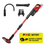 Пилосос акумуляторний Einhell TE-SV 18 Li-FLX - Solo 18В 120мбар контейнер 0.6л LED 1.05кг без АКБ та ЗП