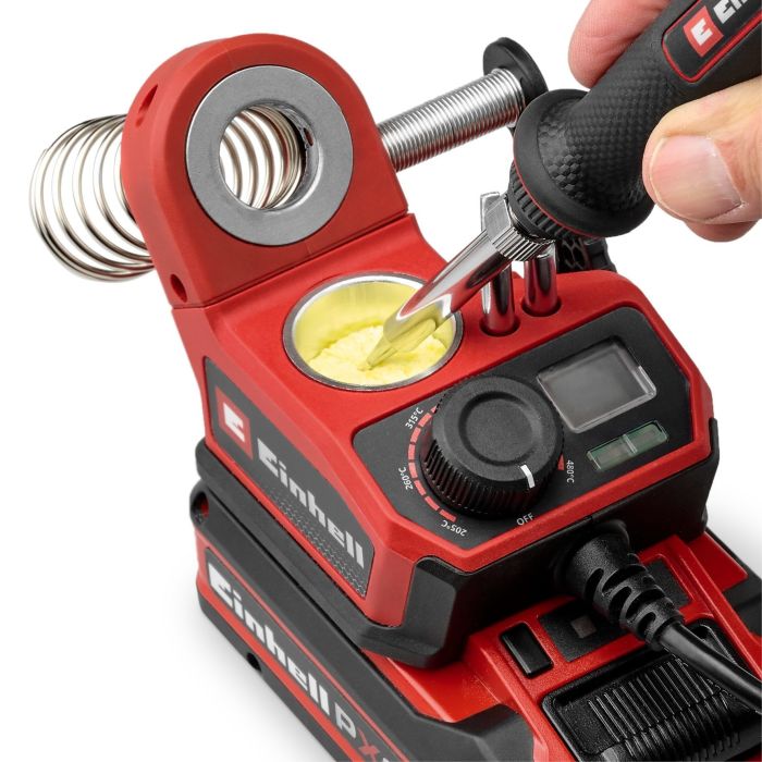 Паяльник аккумуляторный Einhell TE-SI 18/480 Li E-Solo 18В 205-480°С LCD-дисплей 0.1кг без АКБ и ЗП