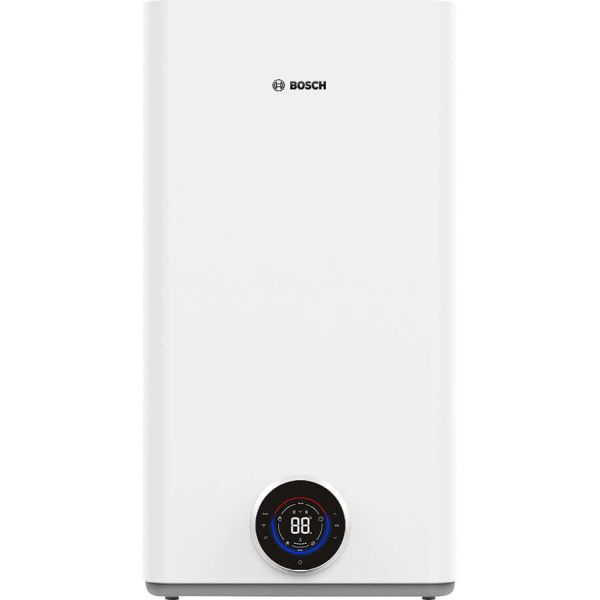 Водонагреватель электр. плоский слим BOSCH Tronic 5500iT, 50 л, 1,5 кВт, ун. монтаж, эл. упр-ние, Wi-Fi, B, белый