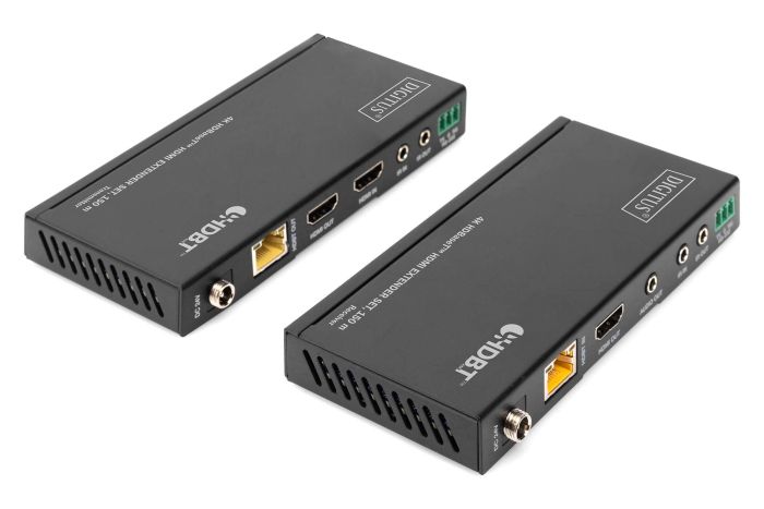 Набір подовжувачів DIGITUS HDMI, HDBaseT, UHD 4K2K@60Гц, (CАТ6А,7,8), 150м