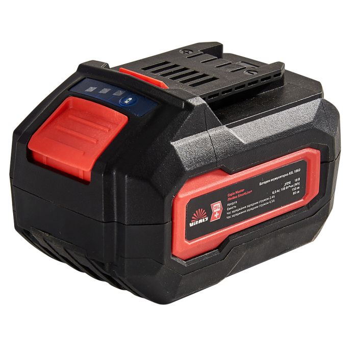 Аккумулятор Vitals Master ASL 1860 SmartLine+ 18В 6.0А·час 0.86кг