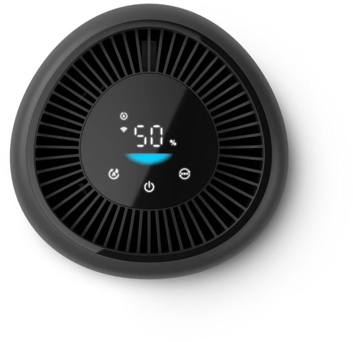 Увлажнитель воздуха Philips традиционное упр-ниеп Series 4000, 44м2, 4,5л, 300мл/ч, сенсорне, режим сна, ночник, чёрный