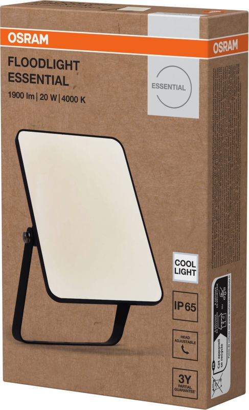Прожектор OSRAM ESSENTIAL 20Вт 1900Лм 4000K черный