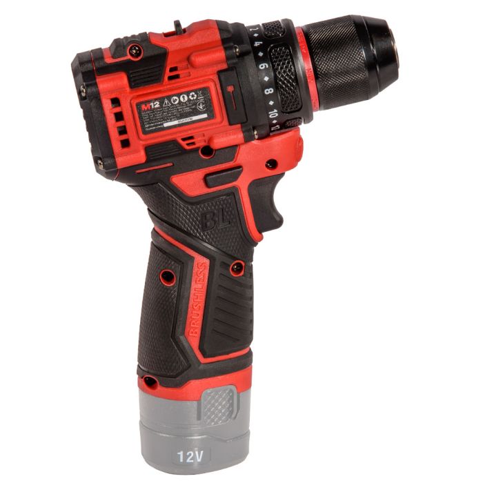Шуруповерт-дрель аккумуляторная Vitals Master AU 1232c BL 12В 32Нм 400·1400об/мин 1.1кг без АКБ и ЗП
