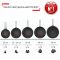 Сковорода Tefal Emotion+, 20см, нержавіюча сталь, бакеліт, чорний