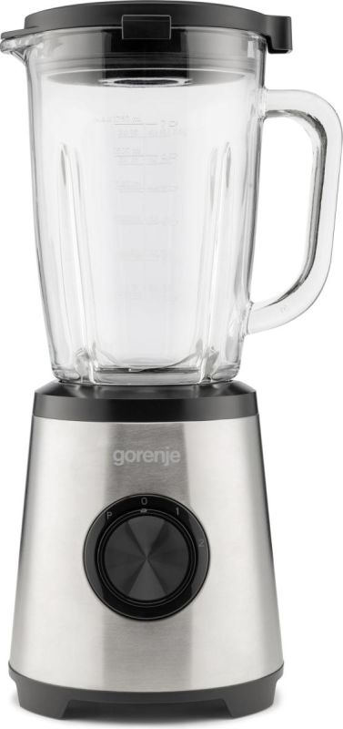 Блендер Gorenje стаціонарний 1300Вт, чаша-1750мл, скло, нерж.