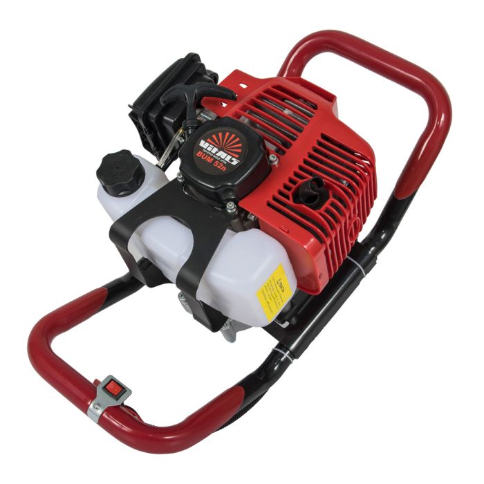 Мотобур бензиновий Vitals BUM 52n 1.9кВт/2.5к.с. 52см3 2.8Нм 9500об/хв 1.25л 25см 10 кг