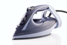 Праска Gorenje, 3200Вт, 350мл, паровий удар-40гр, верт. відпарювання, антинакип, автовідключення, керам. підошва, чорно-голубий
