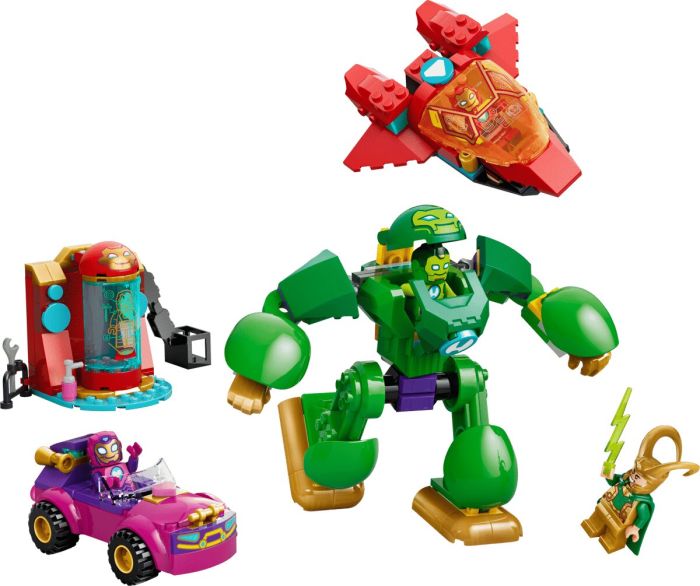 Конструктор LEGO Disney Junior Marvel Локи против команды Железного Человека