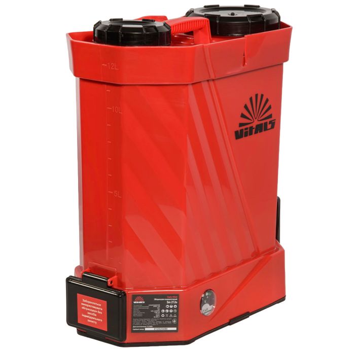 Обприскувач акумуляторний Vitals Sm 212o 12л 12В 1х8А·год 4.5бар 4.5кг