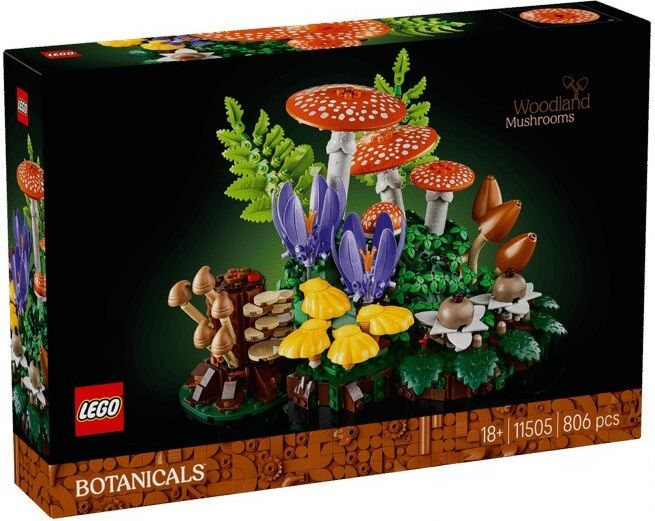 Конструктор LEGO Botanicals Лесные грибы