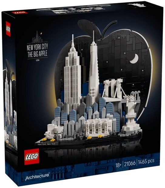 Конструктор LEGO Architecture Нью-Йорк — «Велике яблуко»