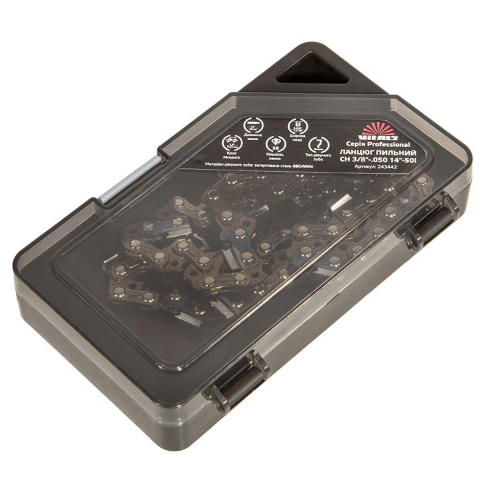 Ланцюг для пилки Vitals Master Professional СH 35см 50 1.3мм 3/8" футляр