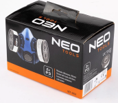Маска захисна Neo Tools, силіконова, 2 фільтри P3
